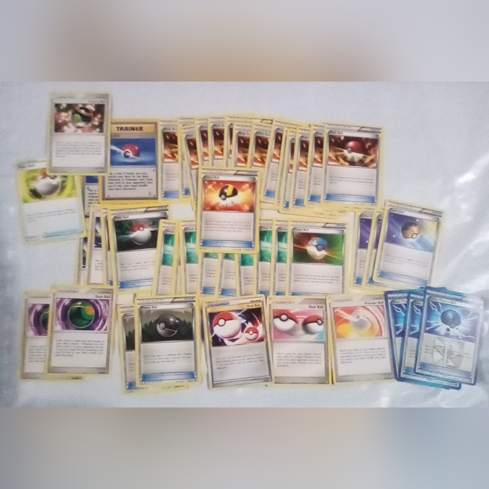 ✨44 Assorted Pokeballs Card Bundle (work in progress)✨